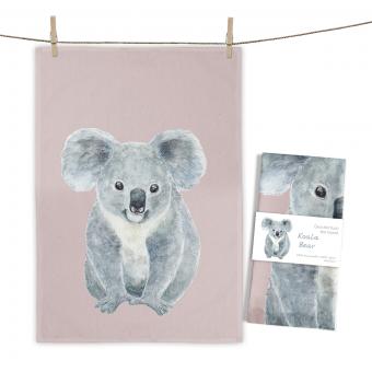 Baumwoll-Geschirrtuch "Koala" ca. 70x50cm 