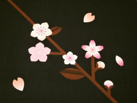 0,1 m Baumwoll-Canvas "Sakura - Kirschblüten" ca. 140 cm br. Premium Cotton 