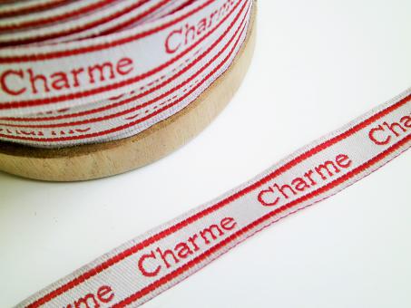 1 m Polyester-Webband "Charme" 10 mm br. 