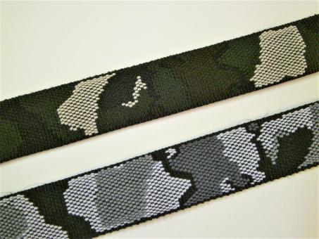 1 m Gurtband "Camouflage" 20 mm br. 