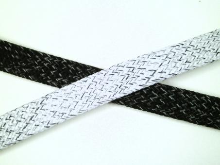 1 m melierte Tresse für Taschengriffe 16 mm br. 